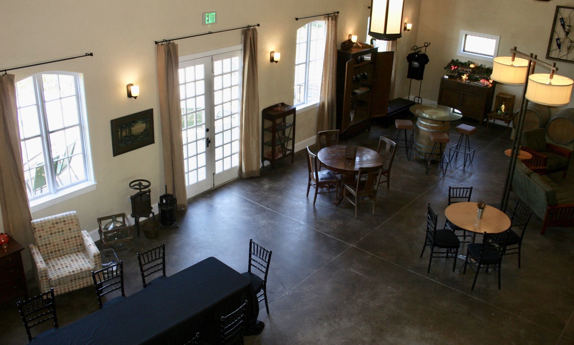 Venue interior seating